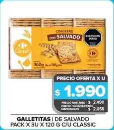Carrefour - Galletitas De Salvo Classic