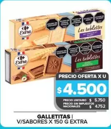 Carrefour - Galletitas Extra