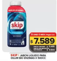 Skip - Jabon Liquido Para Diluir Bio Enzimas