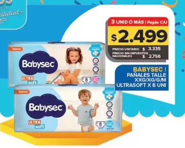 Babysec - Panales Ultrasoft