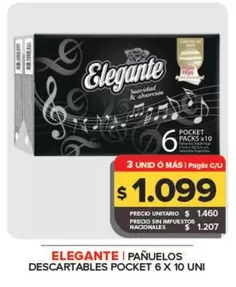 Elegante - Pañuelos Descartables Pocket