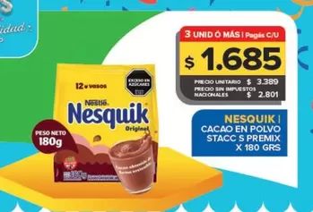Nesquik - Cacao En Polvo