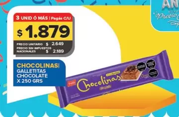 Chocolinas - Galletitas Chocolate