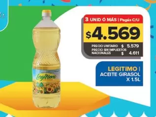 Legítimo - Aceite Girasol