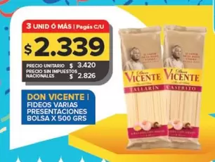 Don Vicente - Fideos