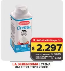CREMA UAT TETRA TOP