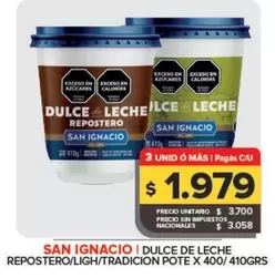 San Ignacio - DULCE DE LECHE REPOSTERO