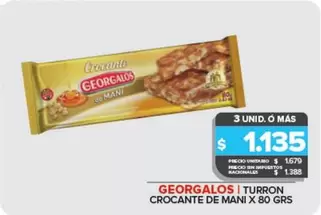 Georgalos - Turron Crocante De Mani