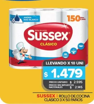 Sussex - Rollo De Cocina Clásico