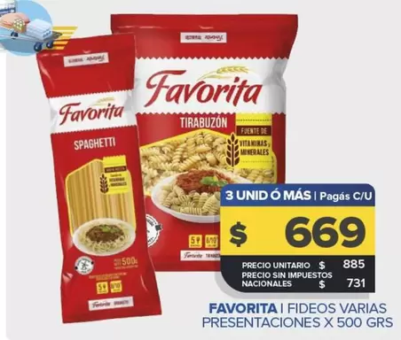Favorita - Fideos