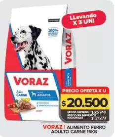 Voraz - Alimento Perro Adulto Carne