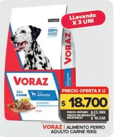 Voraz - Alimento Perro Adulto Carne
