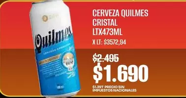 Quilmes - CRISTAL LTX473ML