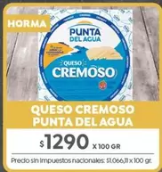 Punta del Agua - QUESO CREMOSO