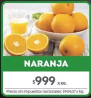 X$ - NARANJA