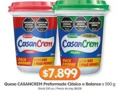 Casancrem - Queso Preformado Clásico o Balance