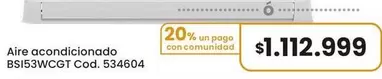 Aire acondicionado BSI53WCCT Cod. 534604