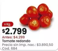 X$ - Tomate redondo