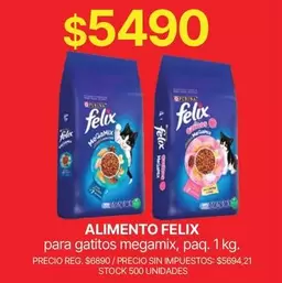 felix - Alimento para gatitos Megamix