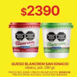 San Ignacio - QUESO BLANCREM CLÁSICO