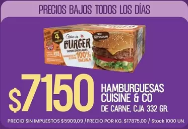 Cuisine - HAMBURGUESAS