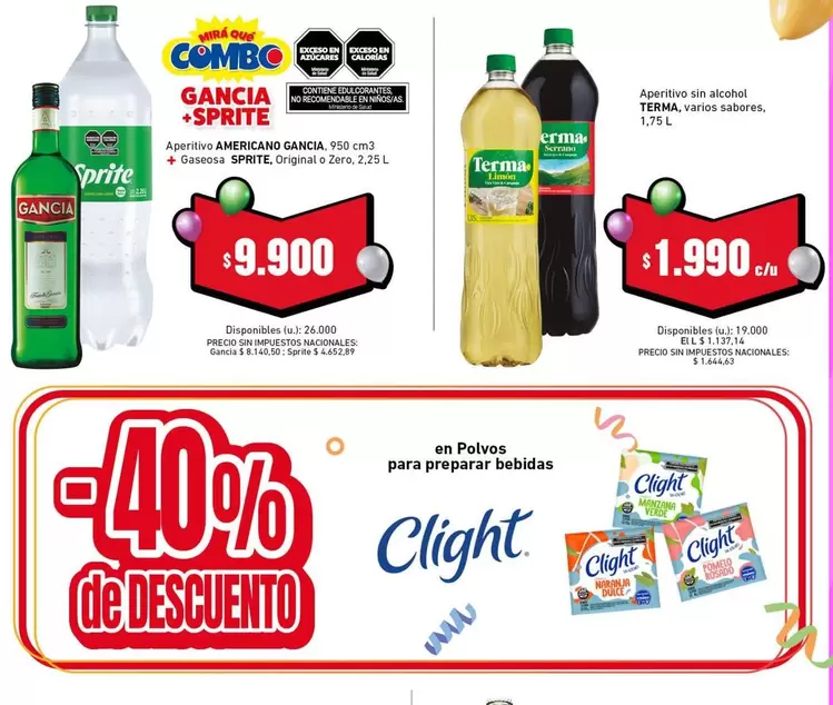 Gancia - COMBO GANCI SPRITE