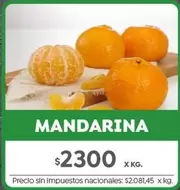 X$ - MANDARINA