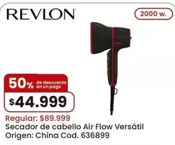 Revlon - Secador de cabello Air Flow Versátil