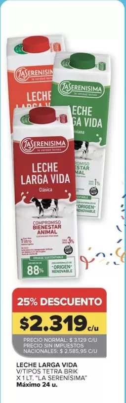 La Verdad - LECHE LARGA VIDA