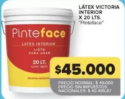 X$ - Látex Interior