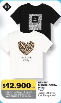 Love - REMERAS MANGA CORTA PRINT