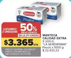 La Serenísima - Manteca