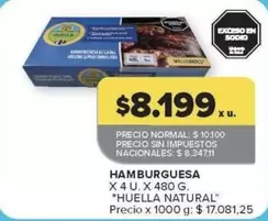 X$ - HAMBURGUESA