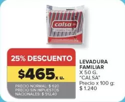 Calsa - Levadura Familiar