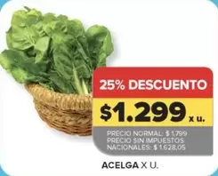 X$ - Acelga