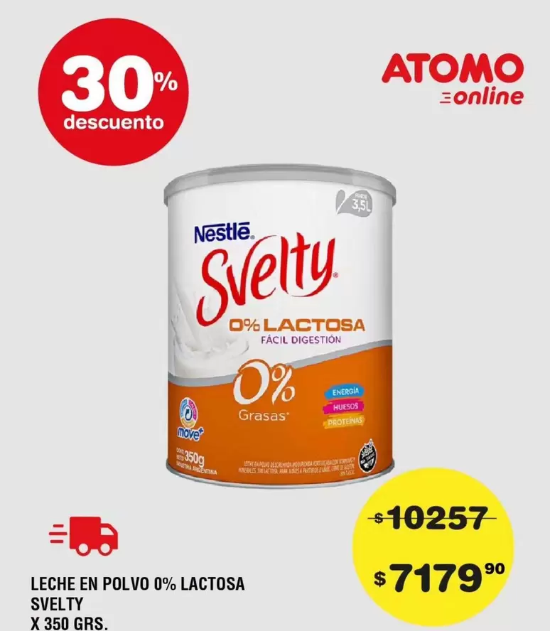 Nestlé - Leche en Polvo 0% Lactosa Svelty