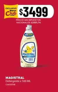 Magistral - Detergente x 500 ML