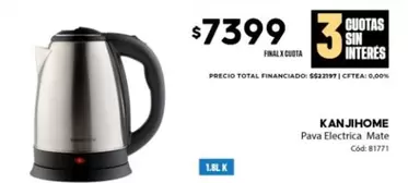 X$ - Pava Electrica Mate Cód: 81771