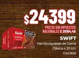 Swift - Hamburguesas de Carne Clásica
