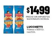 Lucchetti - Fideos x 500 Gr. Cód:27213
