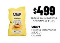 Okey - Polenta Instantánea x 500 Gr. Cód26473