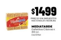 X$ - Galletitas Clsicas x 315 Gr. C3d:33740