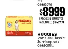 Huggies - Pañales Classic Jumbopack Cód:50516