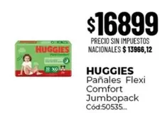 Huggies - Pañales Flexi Comfort Jumbopack Cód:50535