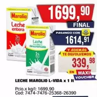 Marolio - LECHE MAROLIO L-VIDA x 1 It