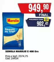 Marolio - SEMOLA MAROLIO X 400 GRS