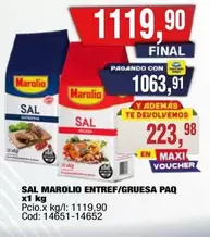 Marolio - SAL MAROLIO ENTREF/GRUESA PAQ x1 kg