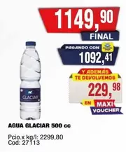 Glaciar - AGUA GLACIAR 500 cc