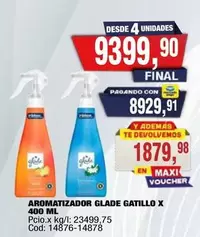 Glade - AROMATIZADOR GLADE GATILLO X 400 ML