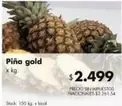 X$ - Piña gold
